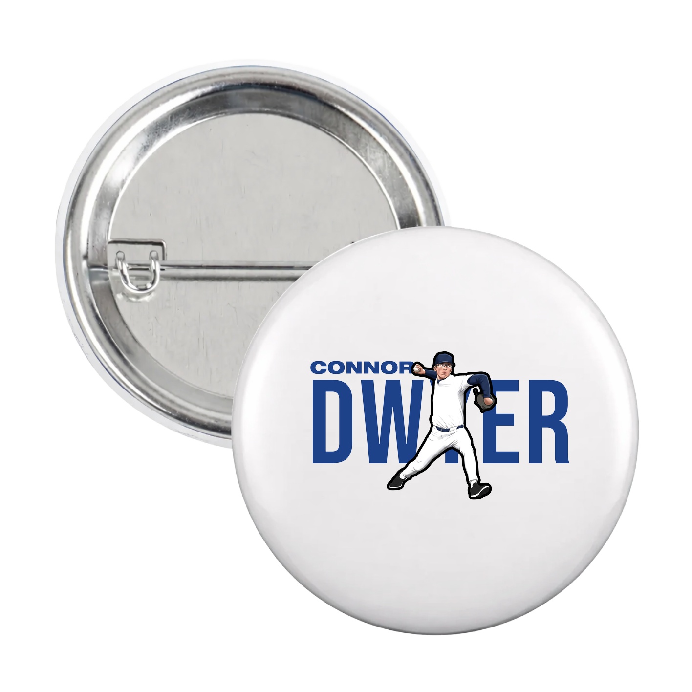 Game Day Button — Player Name in White