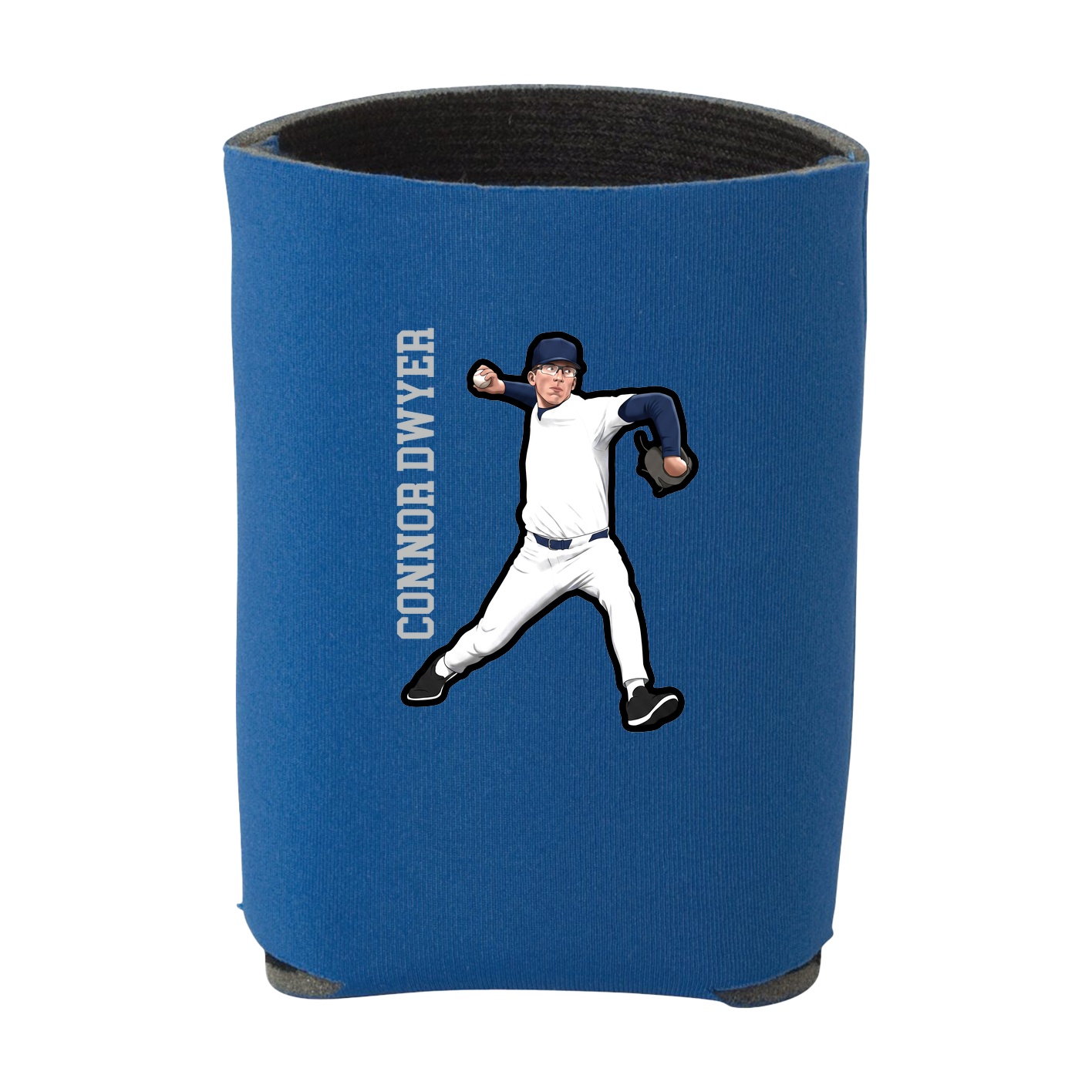 Can Holder — Name Vertical in Royal