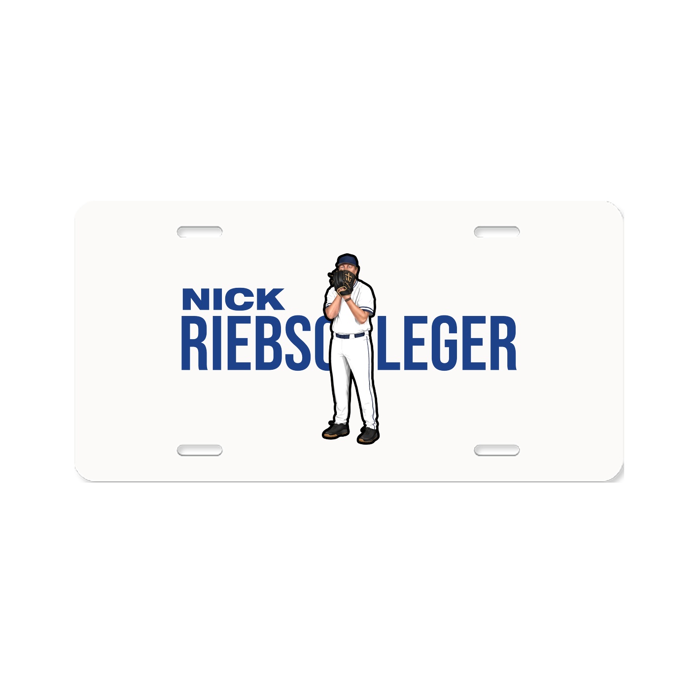 License Plate — Player Name in Classic