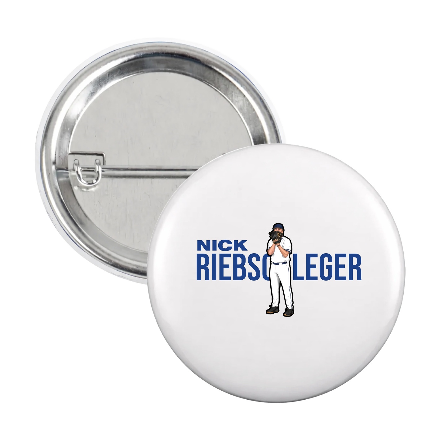 Game Day Button — Player Name in White