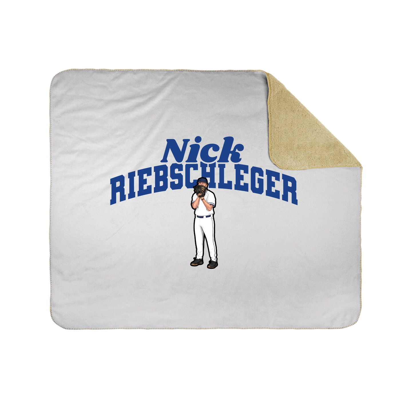 Throw Blanket — Signature Arch in White