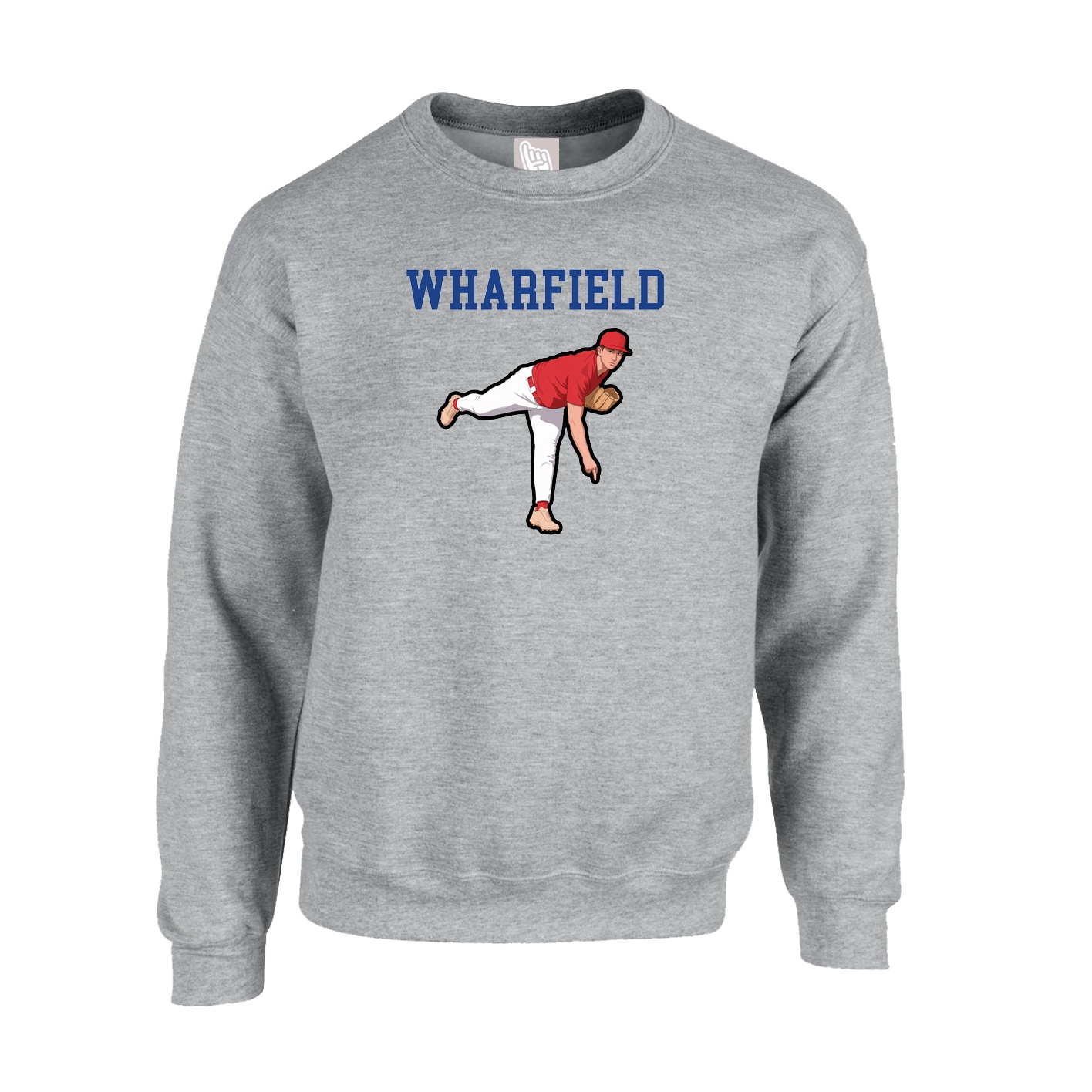 Fleece Crew — Shirsey in Grey