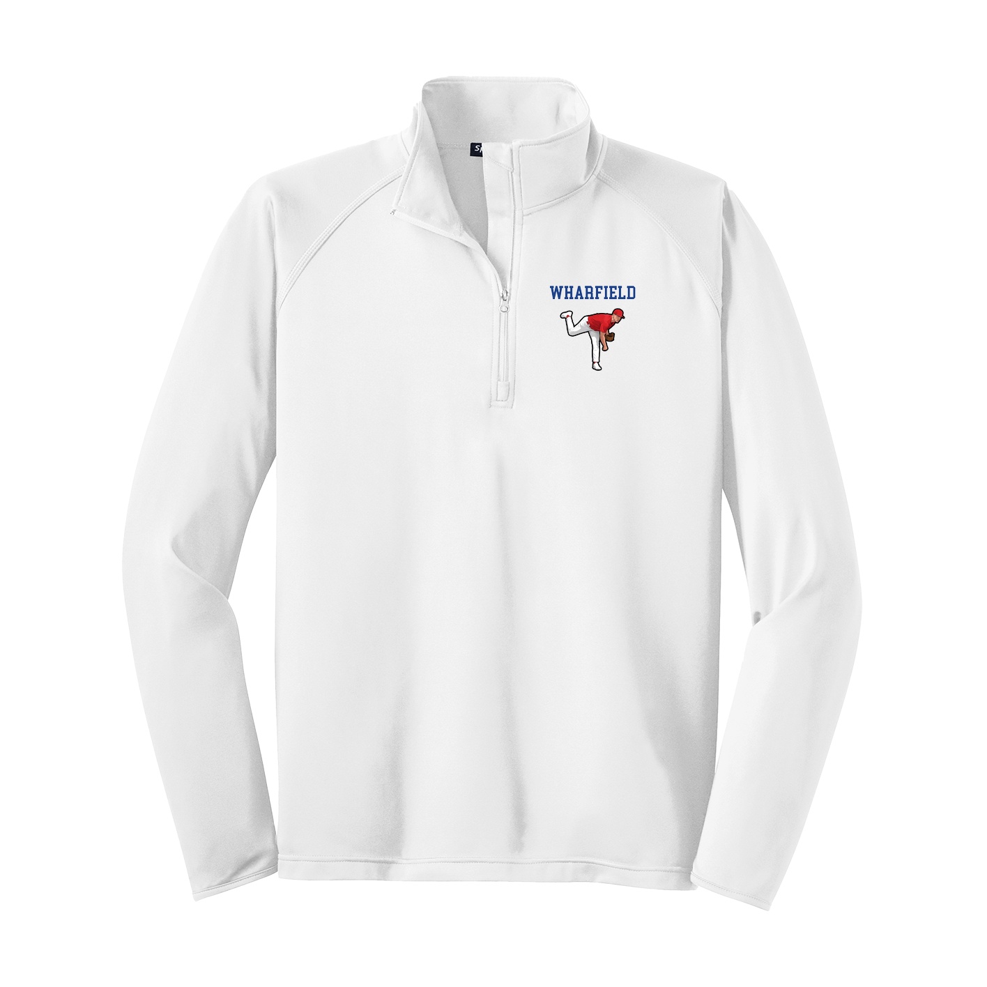 Q-Zip Pullover — Shirsey in White