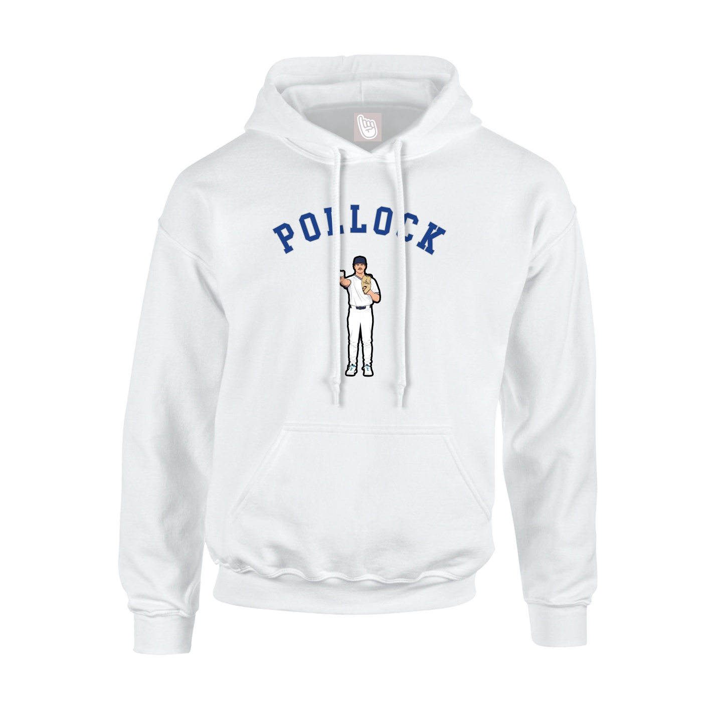 Hoodie — Shirsey Arch in White