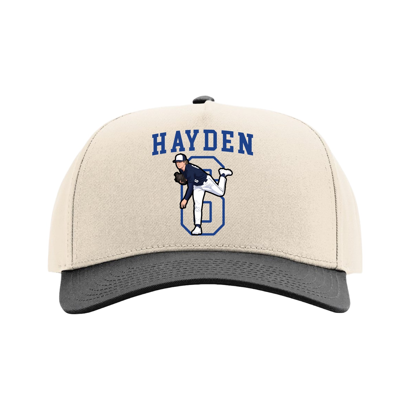 Full Fabric Five-Panel Champ Cap