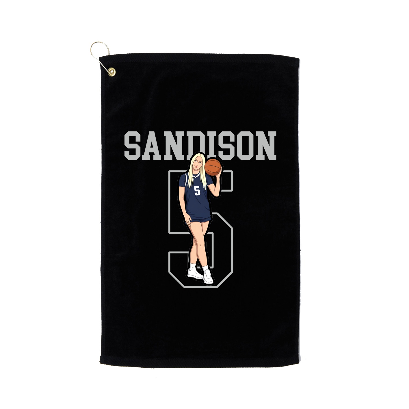 Golf Towel — Shirsey in Black