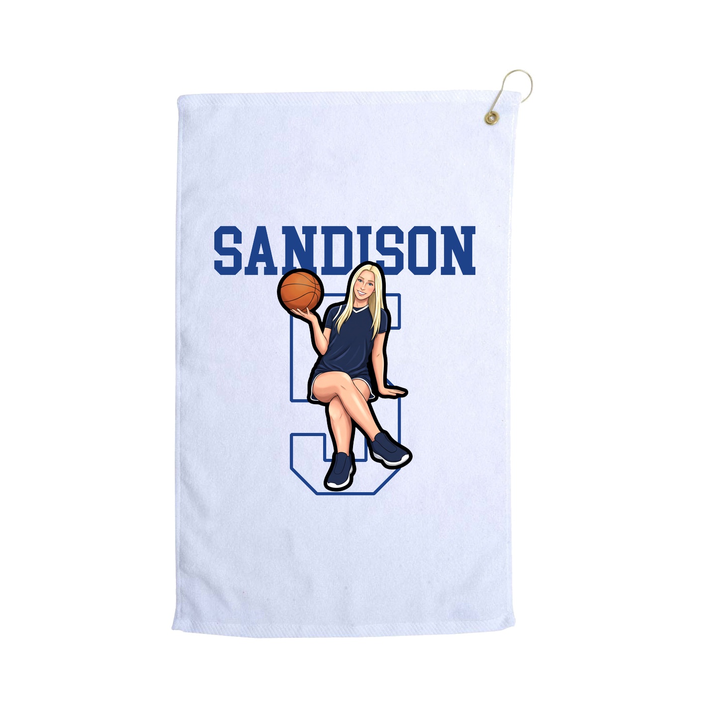 Golf Towel — Shirsey in White