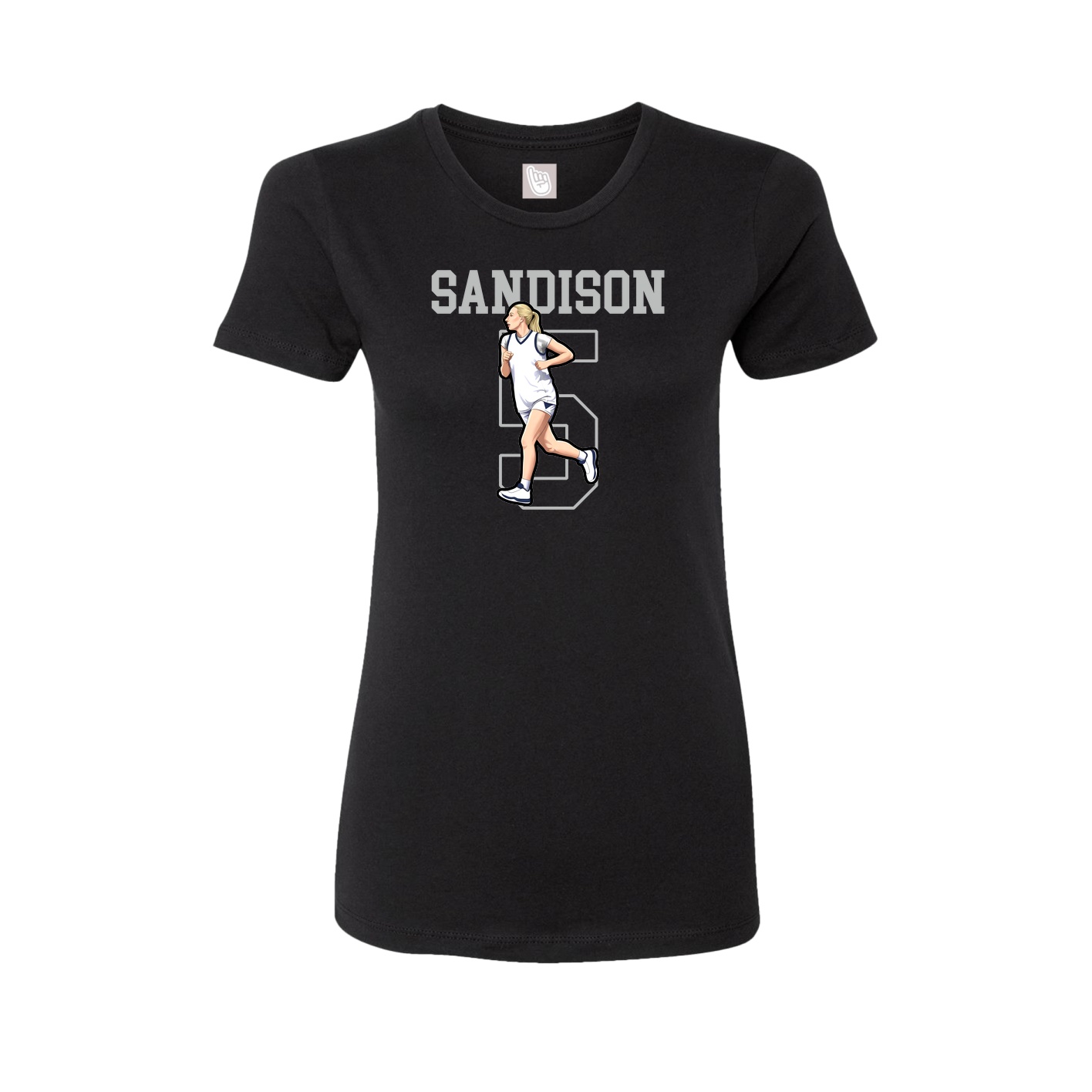 Fitted Women's Tee — Shirsey in Black