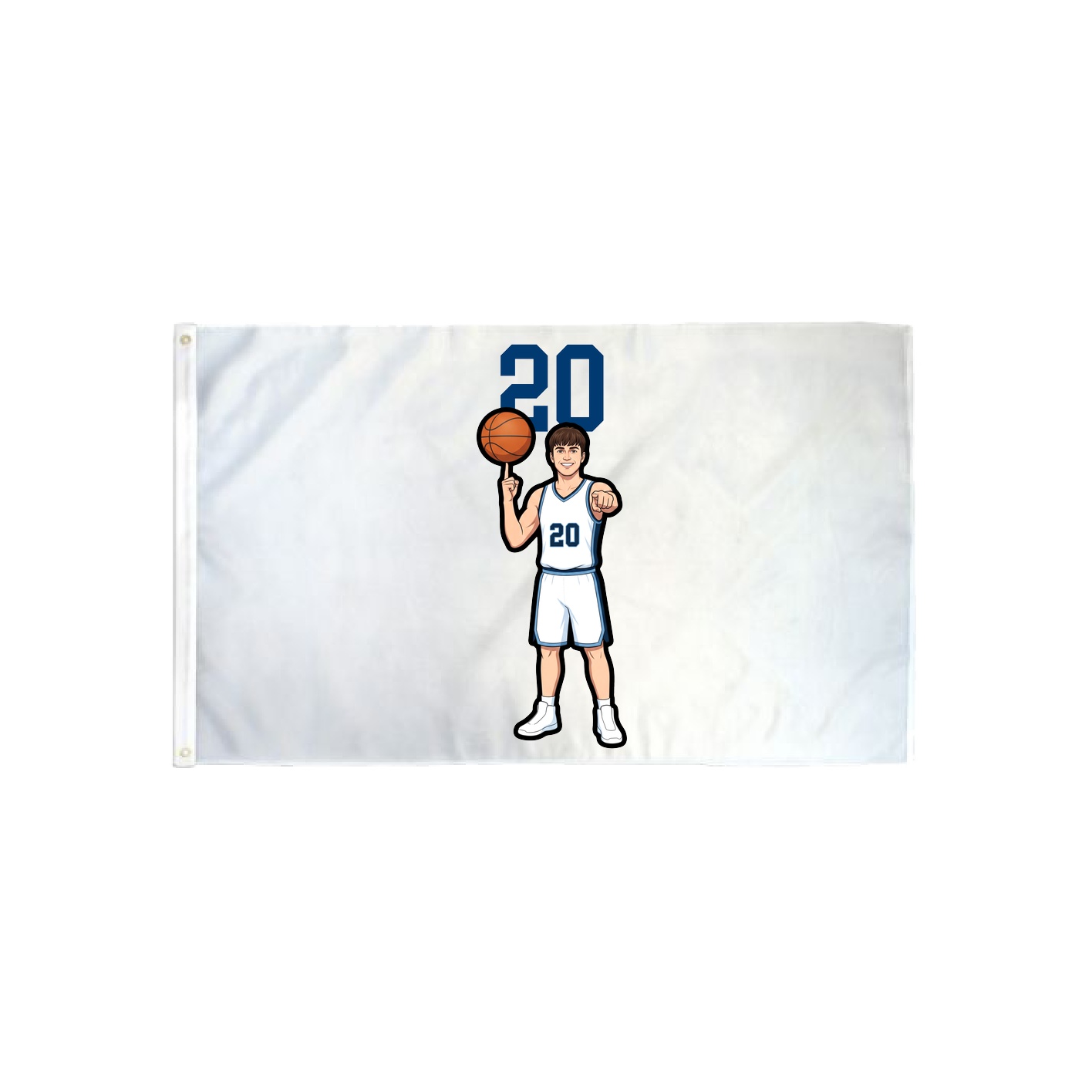 3x5 Flag — Number Top in Classic
