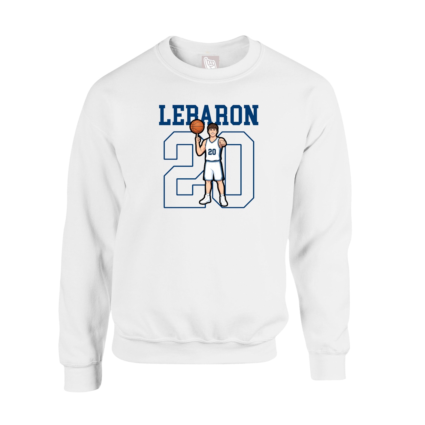 Fleece Crew — Shirsey in White