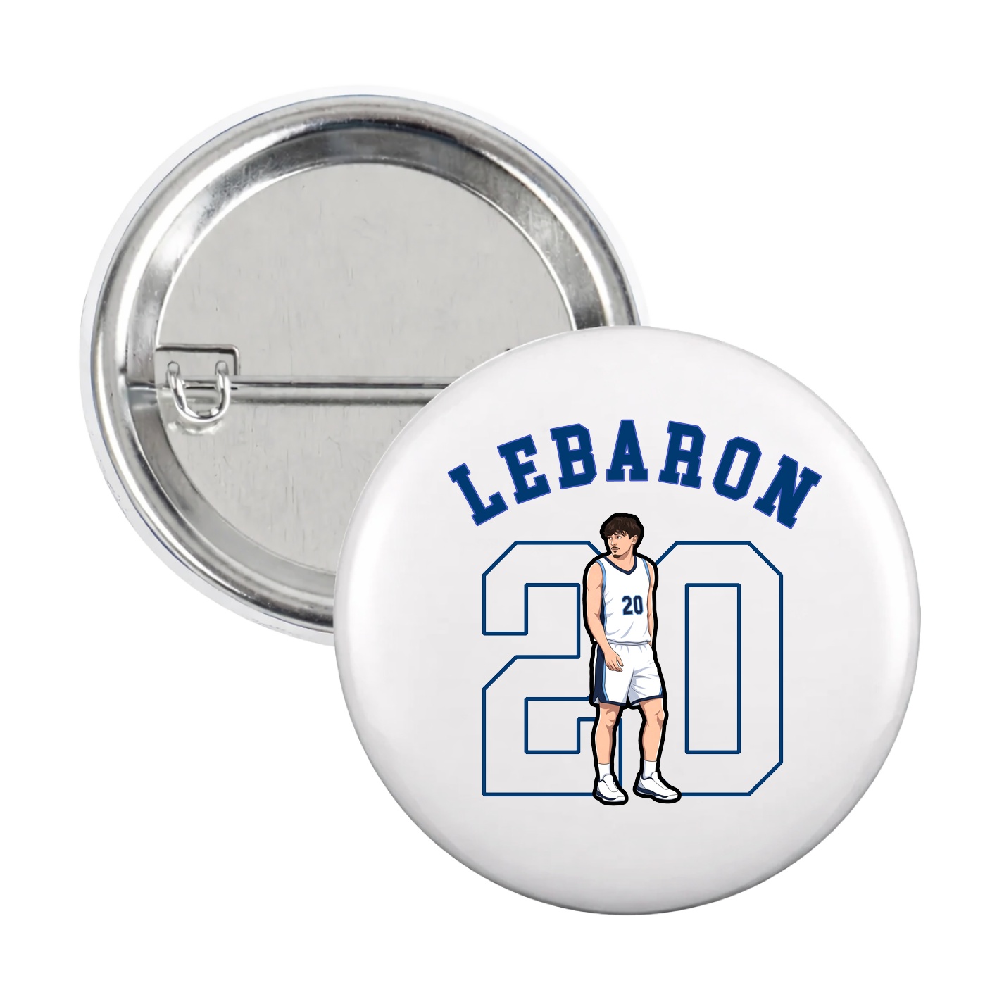 Game Day Button — Shirsey Arch in White