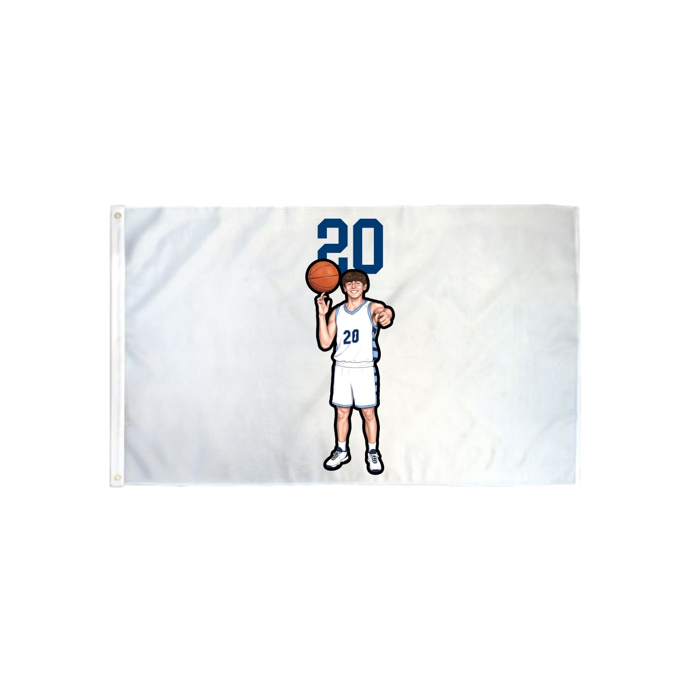 3x5 Flag — Number Top in Classic