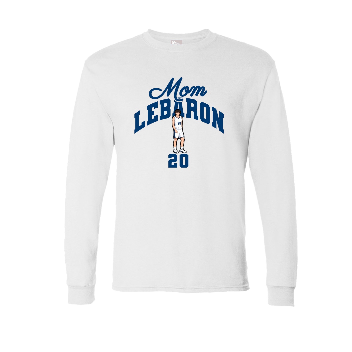 Long Sleeve Tee — Mothers Day Arch in White