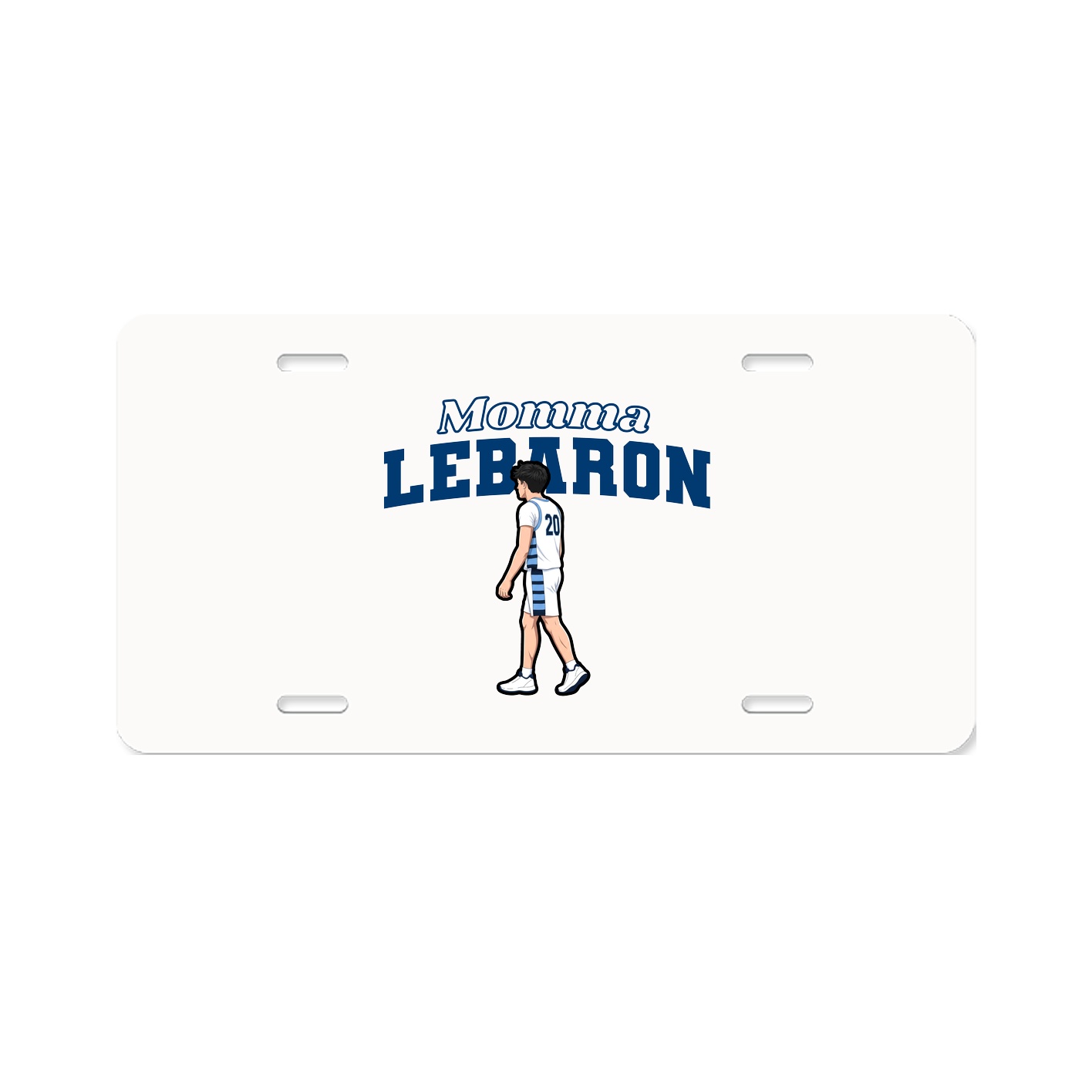 License Plate — Mothers Day Block in Classic