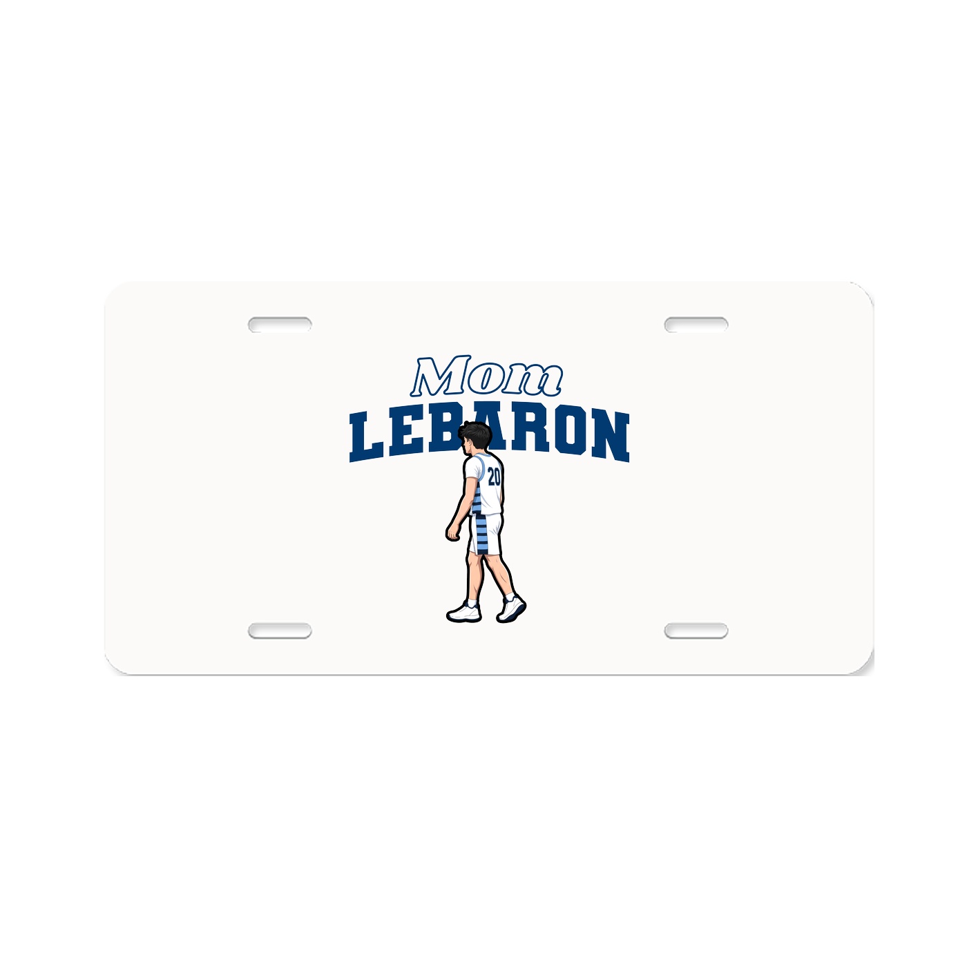 License Plate — Mothers Day Block in Classic