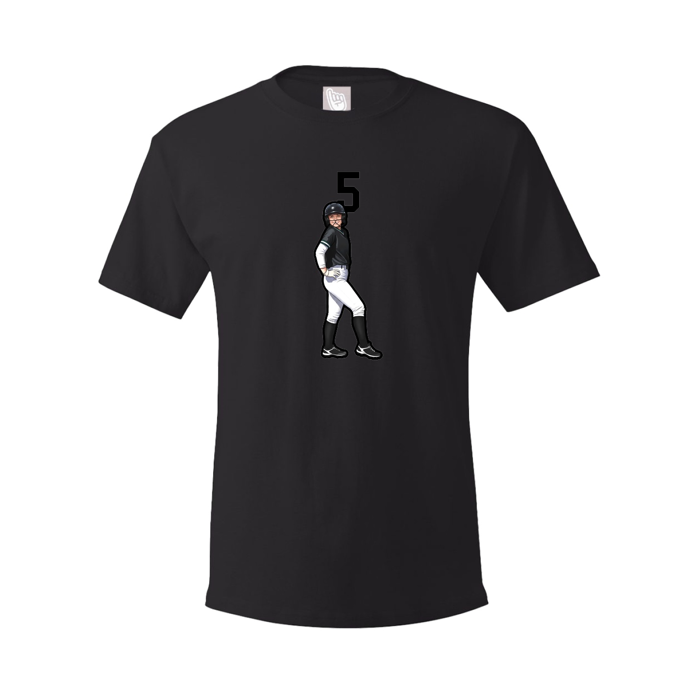 Tee — Number Top in Black