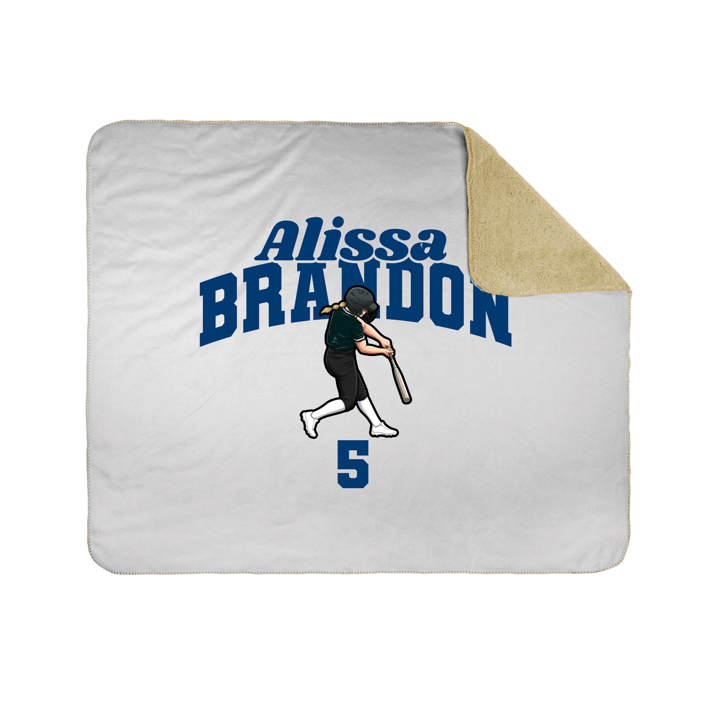 Throw Blanket — Signature Arch in White