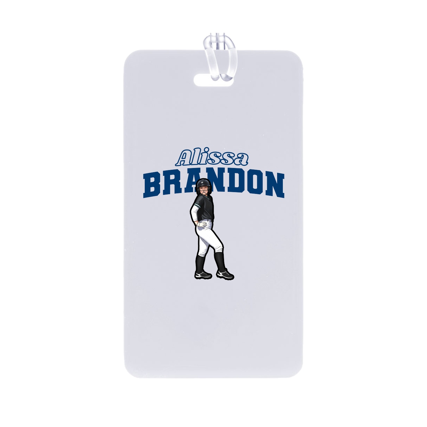 Bag Tag — Name Arch in Classic