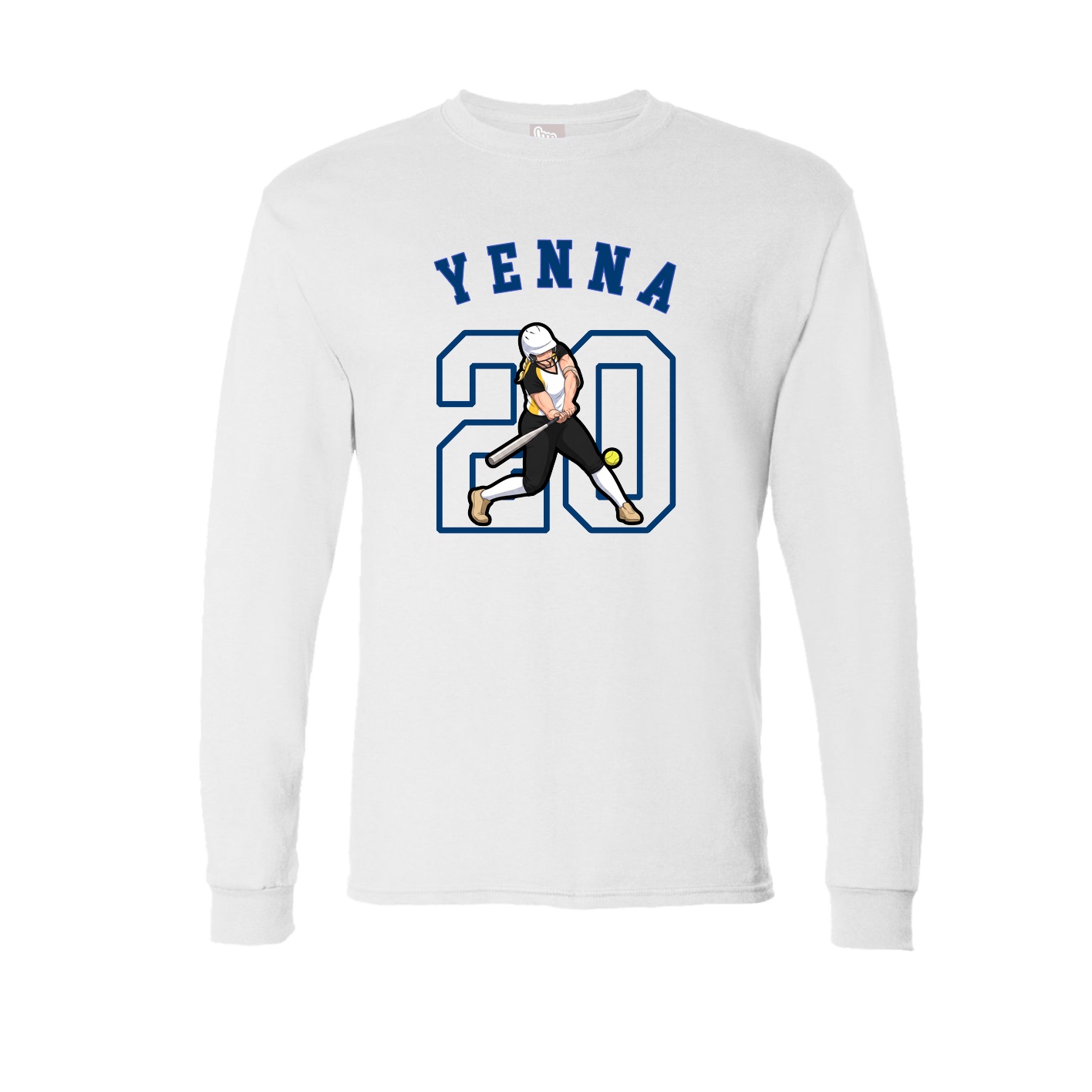 Long Sleeve Tee — Shirsey Arch in White