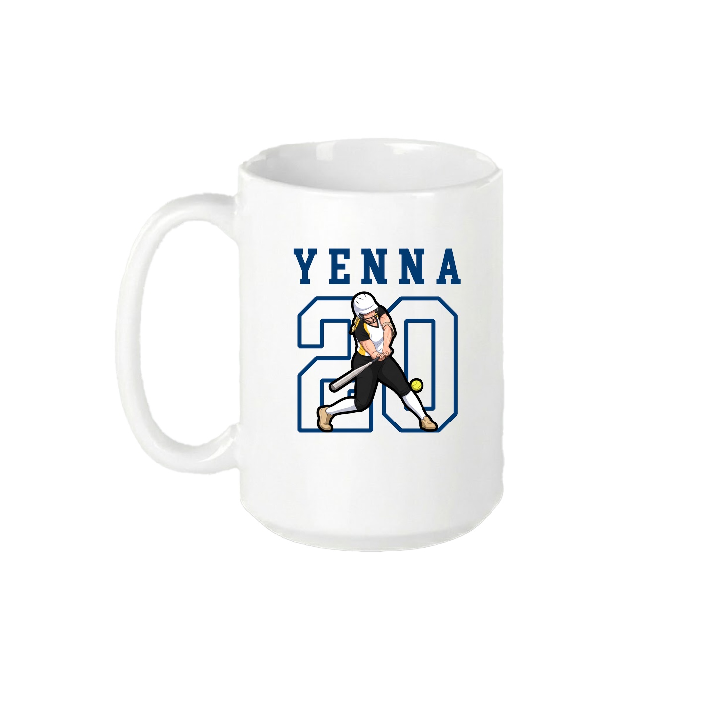 15oz Coffee Mug — Shirsey in White