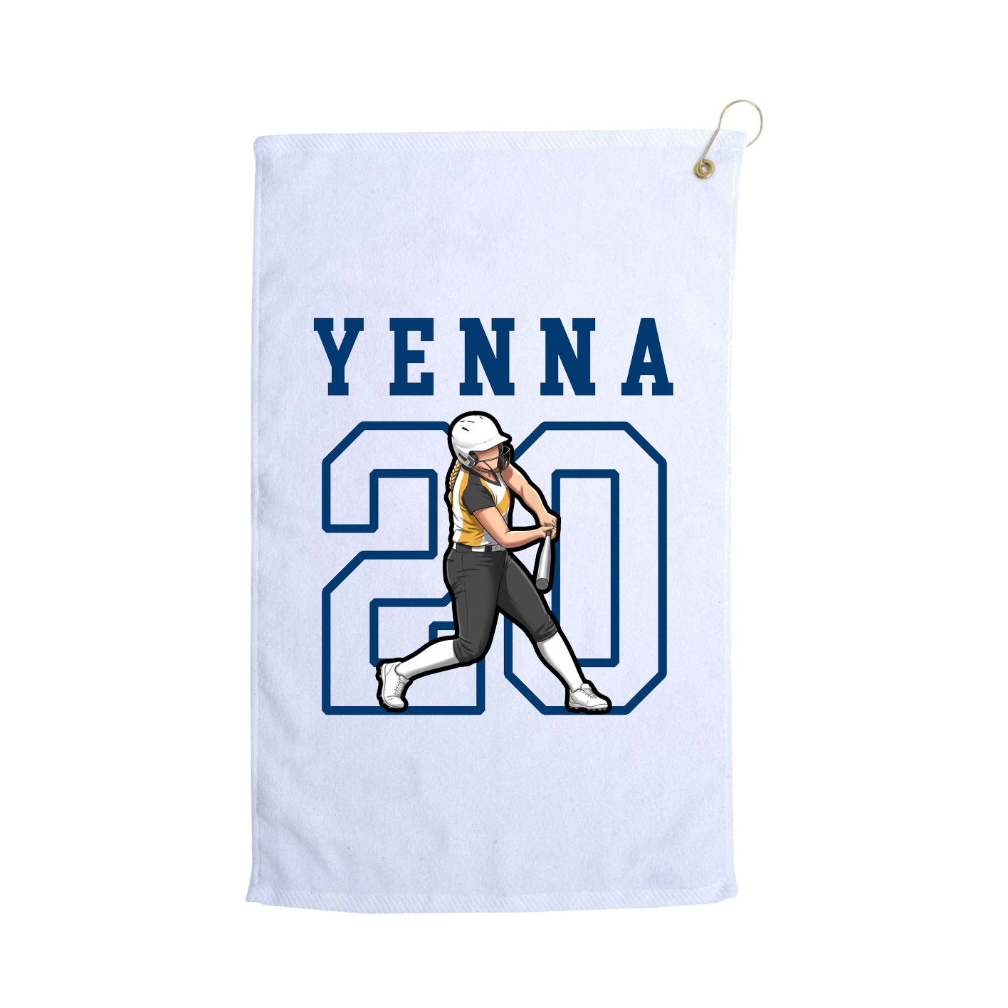 Golf Towel — Shirsey in White