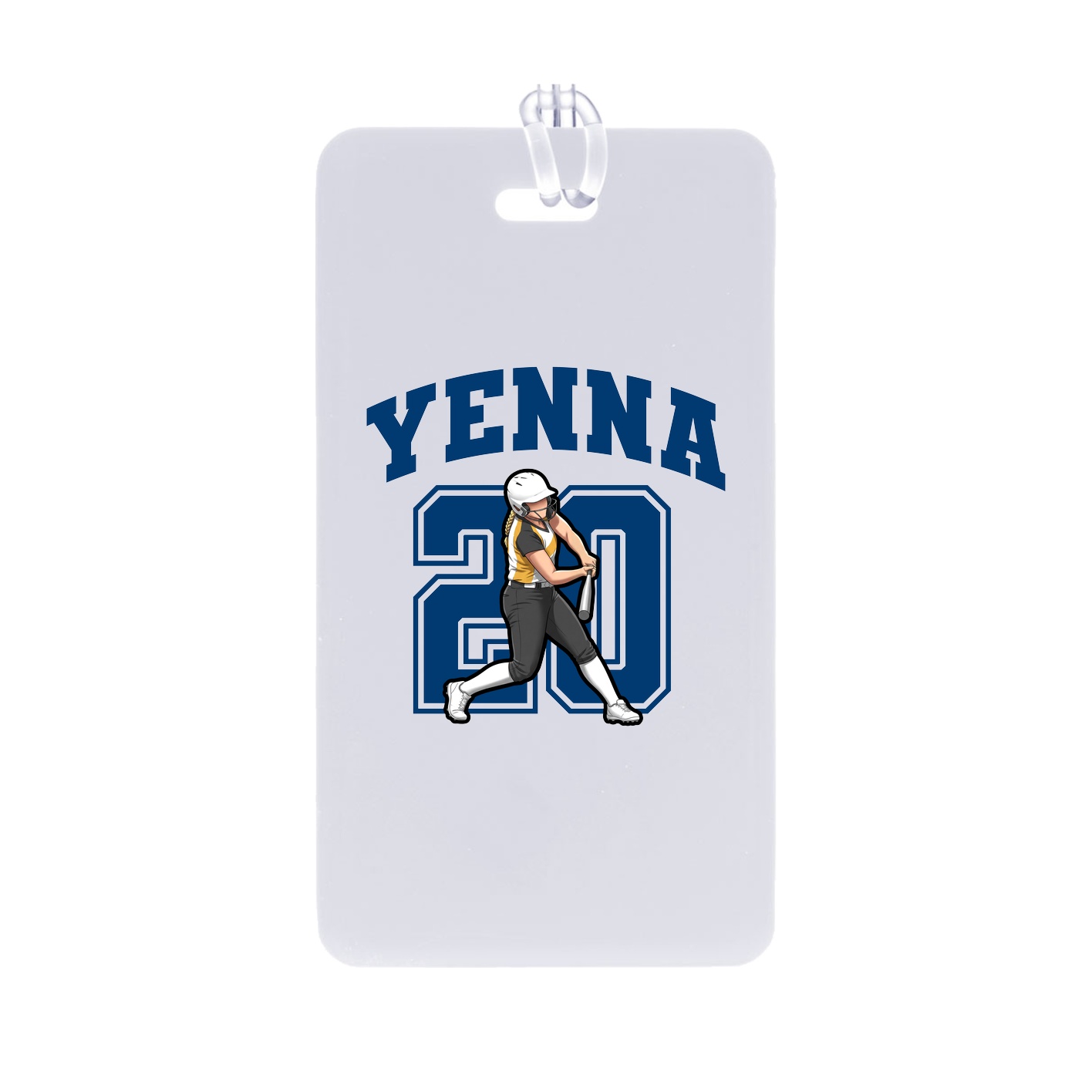 Bag Tag — Number in Classic