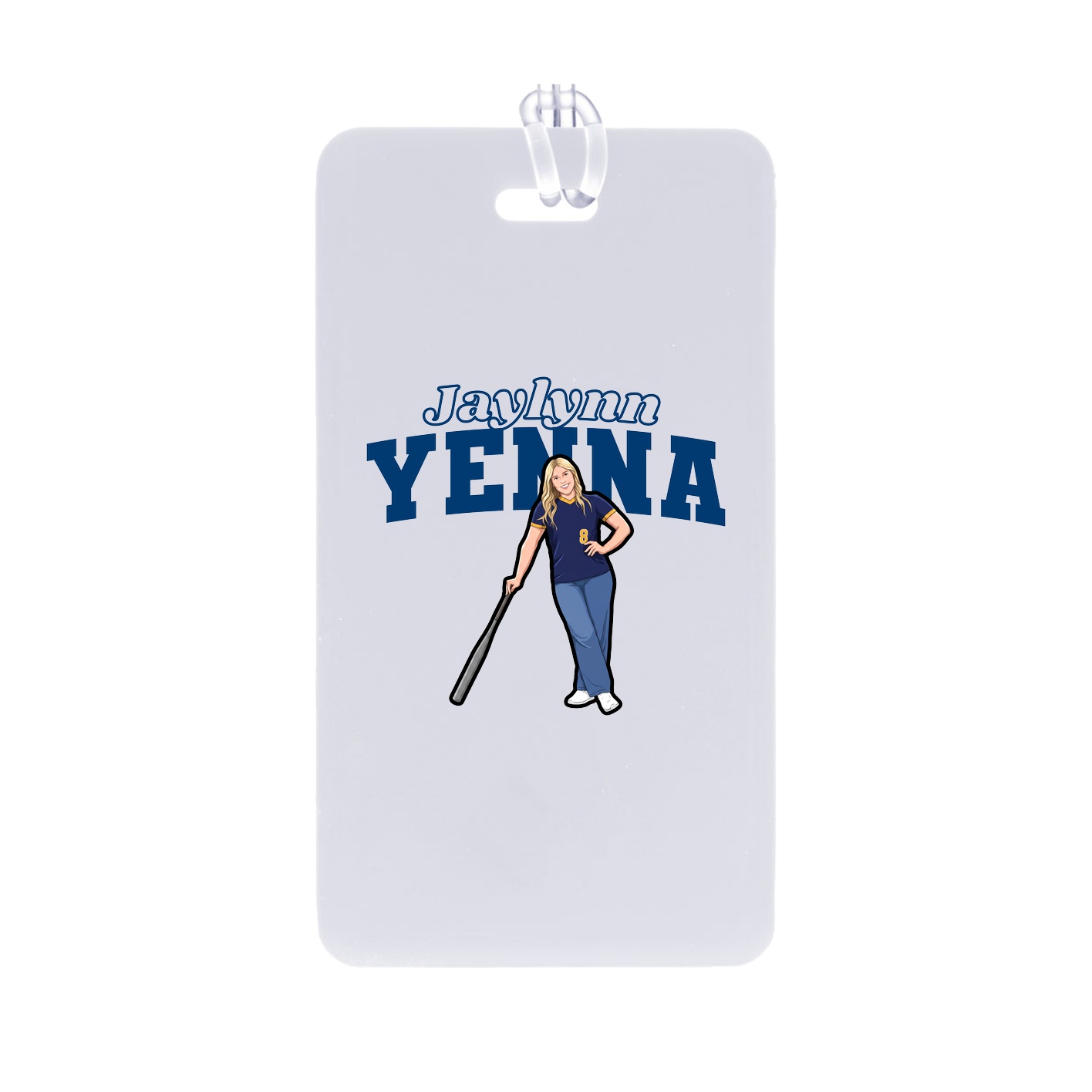 Bag Tag — Name Arch in Classic
