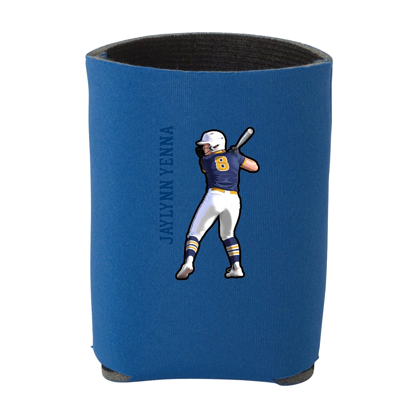 Can Holder — Name Vertical in Royal