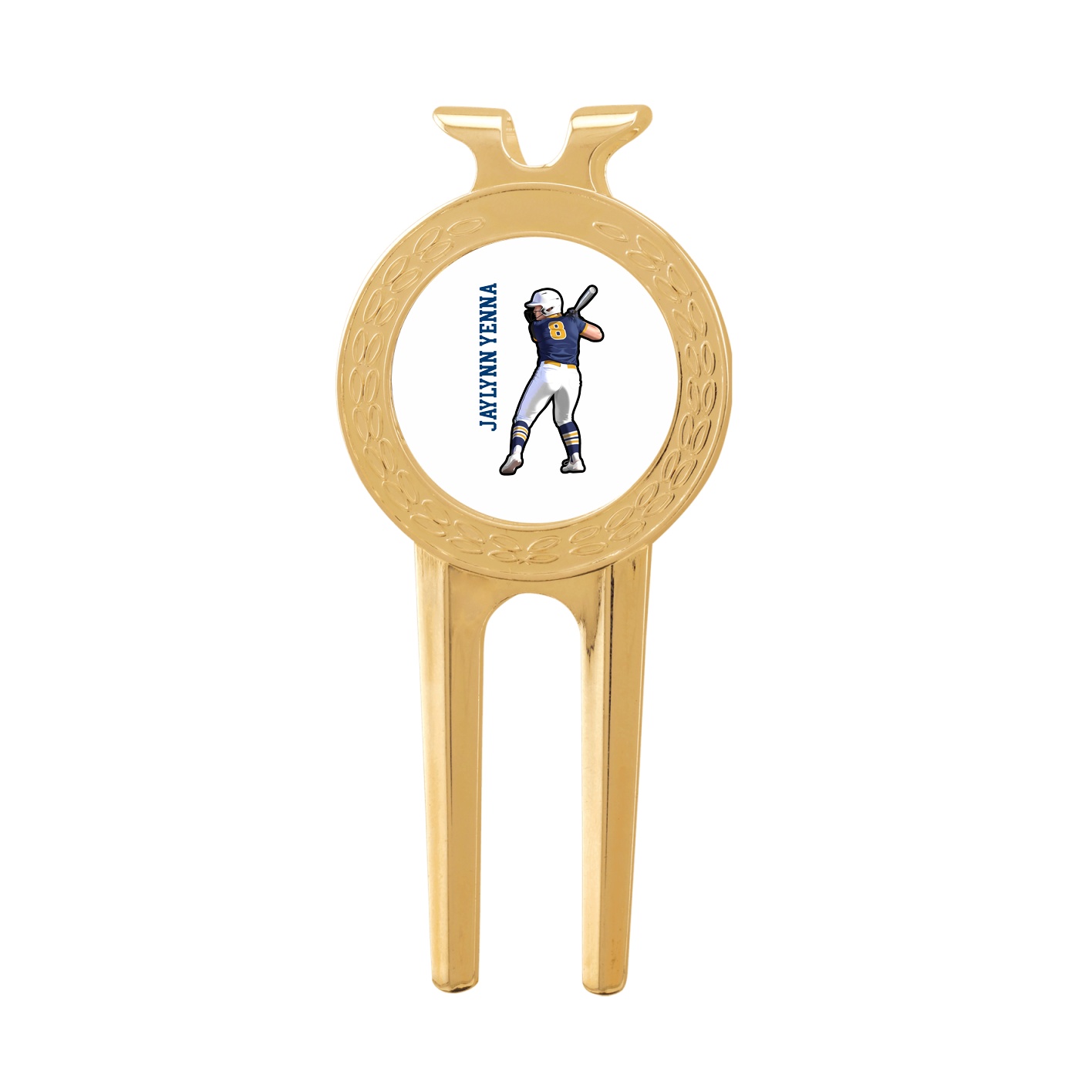Divot Tool with Ball Marker — Name Vertical in Classic