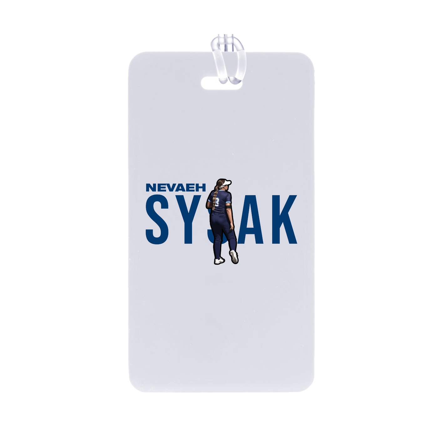 Bag Tag — Player Name in Classic