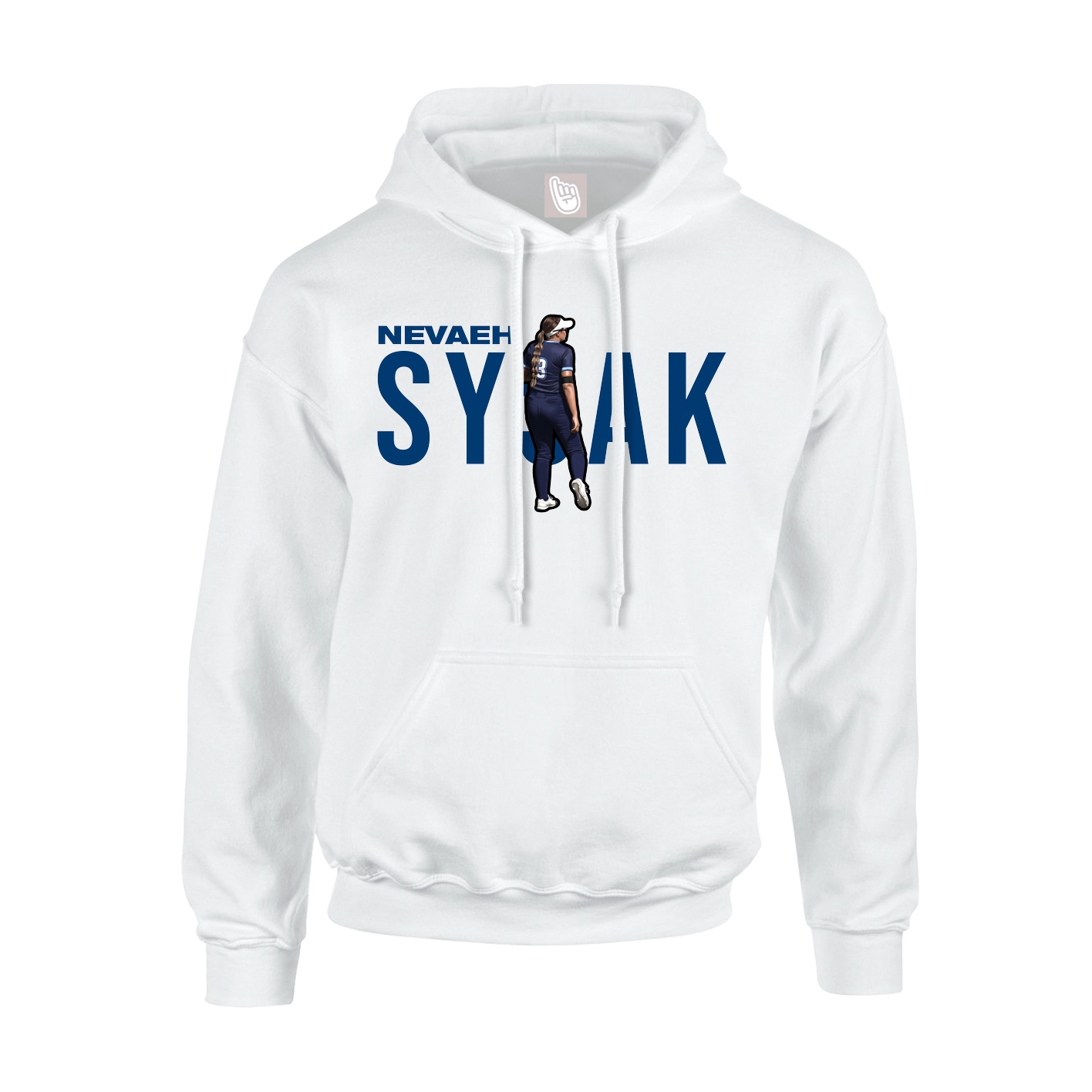 Hoodie — Player Name in White