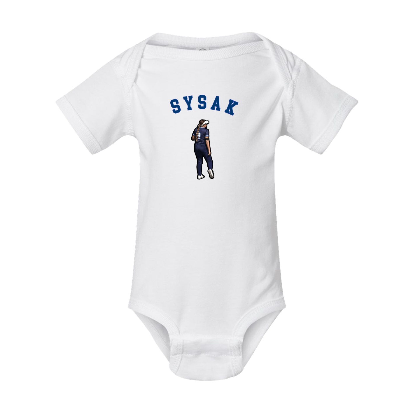 Baby Onesie — Shirsey Arch in White