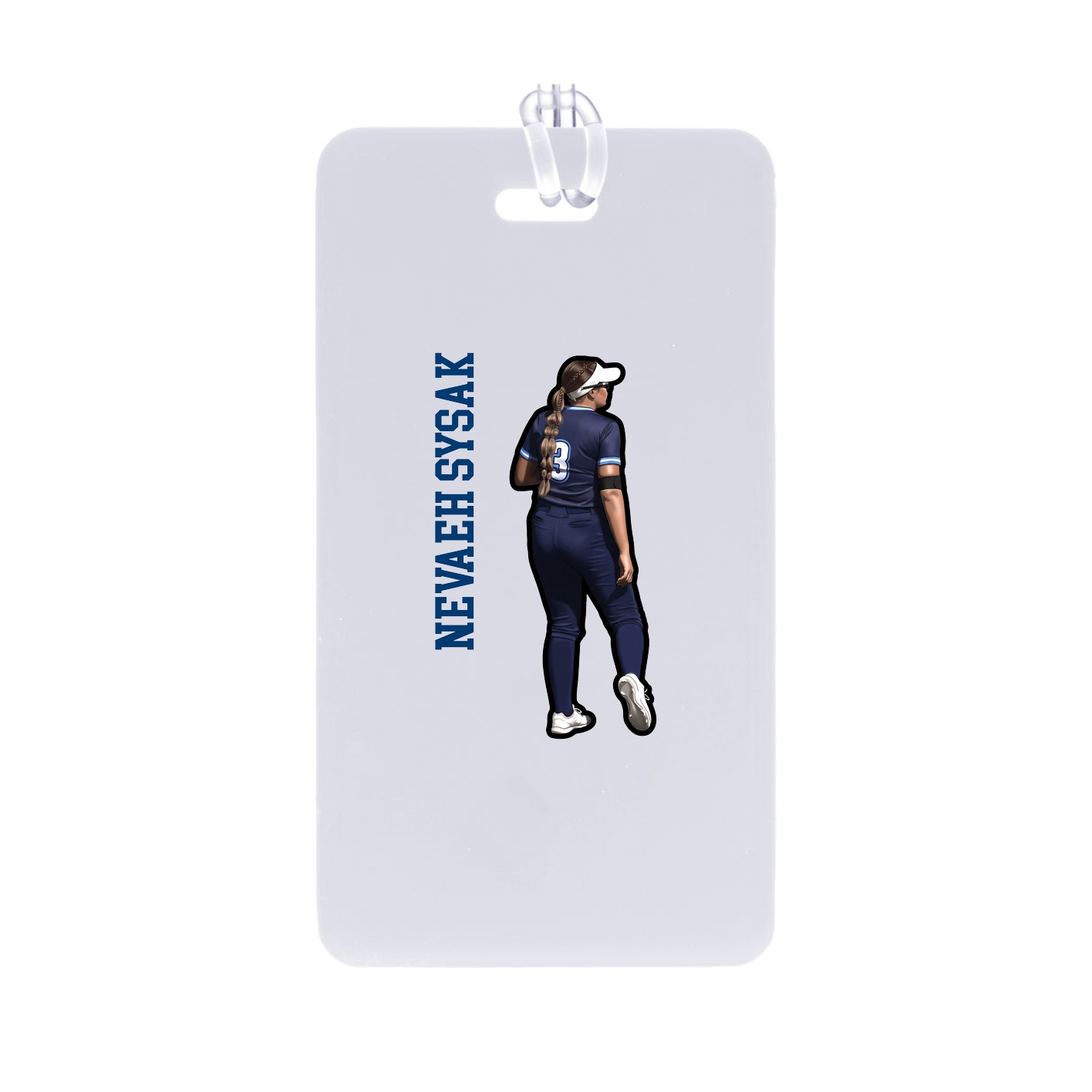 Bag Tag — Name Vertical in Classic