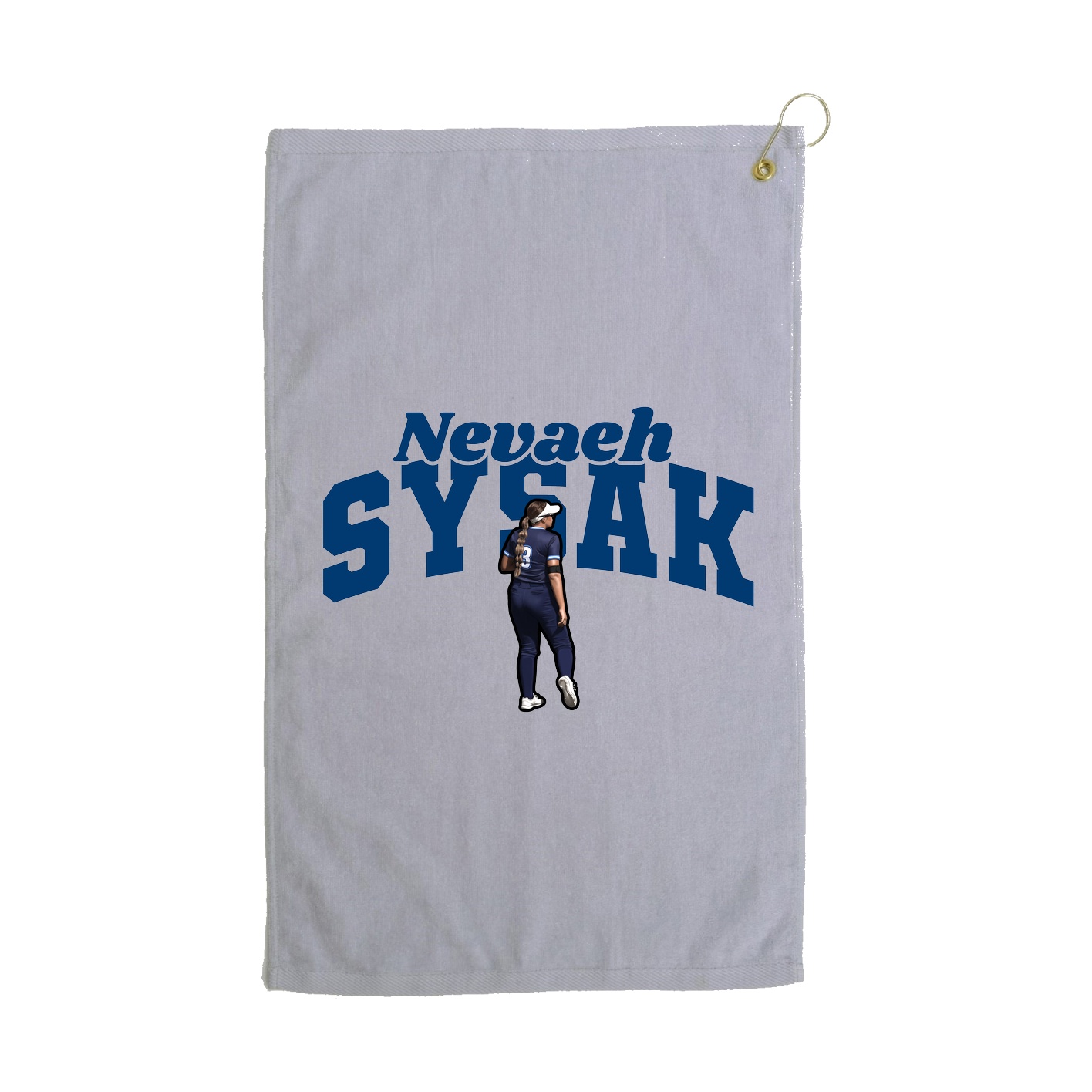 Golf Towel — Signature Arch in Grey