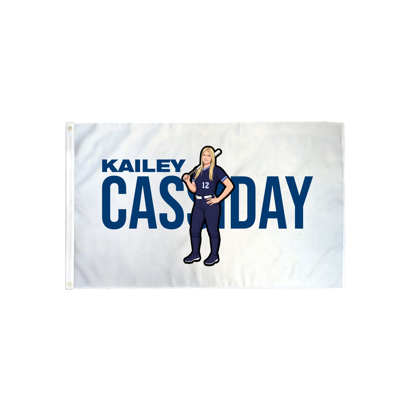 3x5 Flag — Player Name in Classic