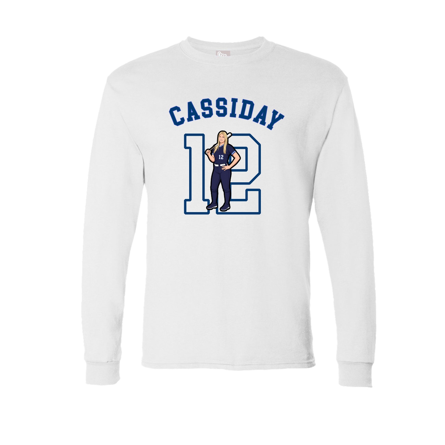 Long Sleeve Tee — Shirsey Arch in White