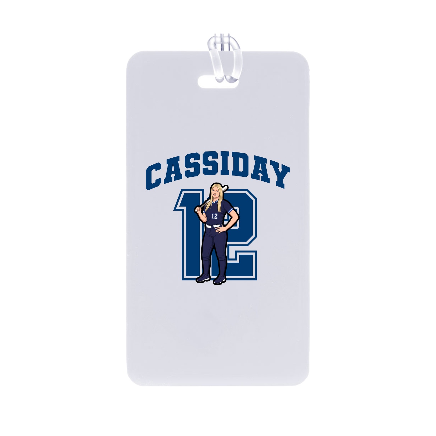 Bag Tag — Number in Classic