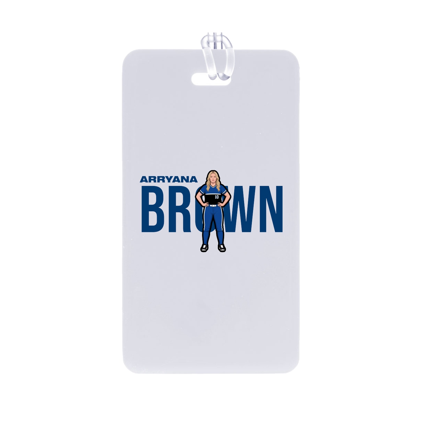 Bag Tag — Player Name in Classic