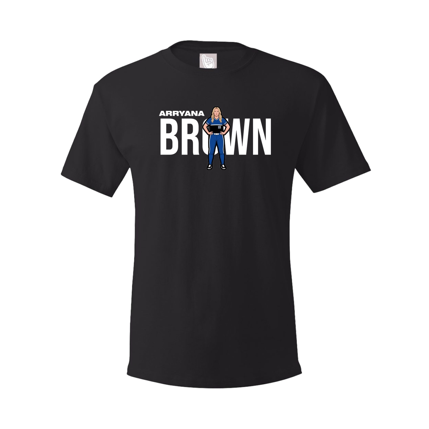 Youth Tee — Player Name in Black