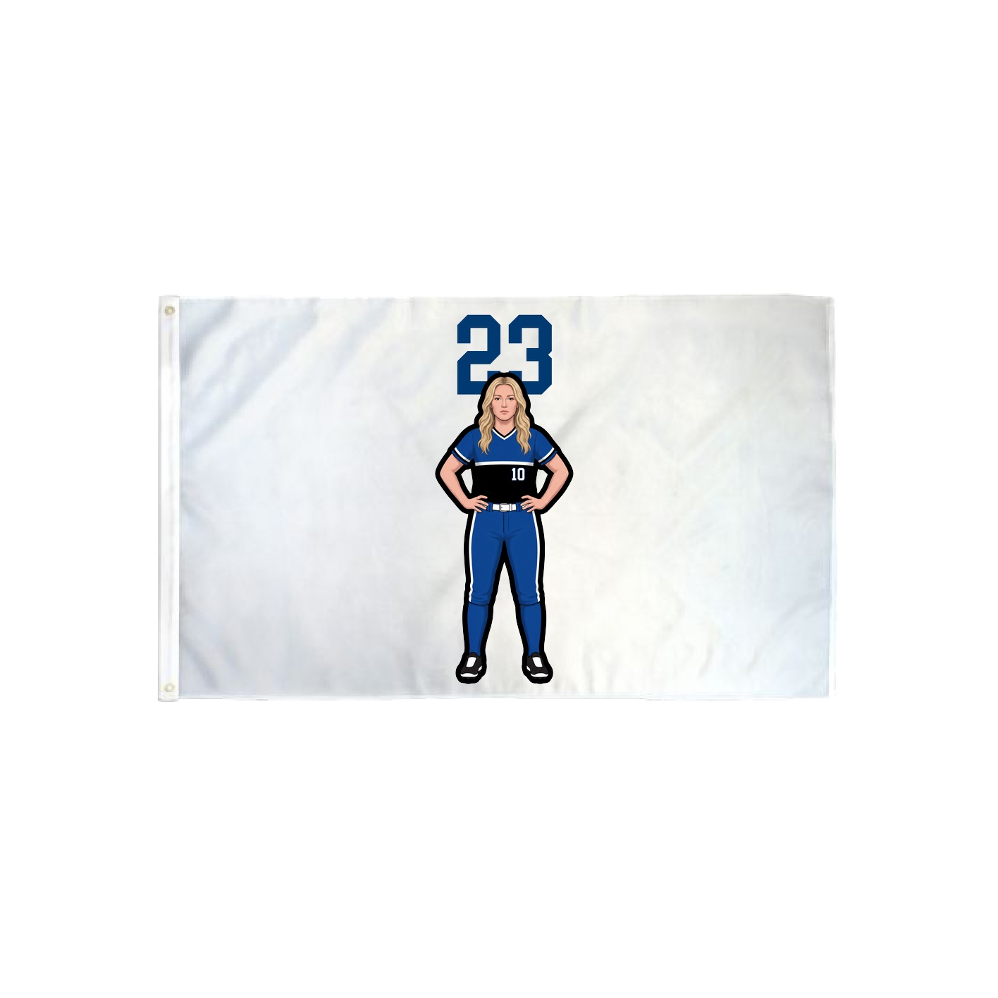 3x5 Flag — Number Top in Classic
