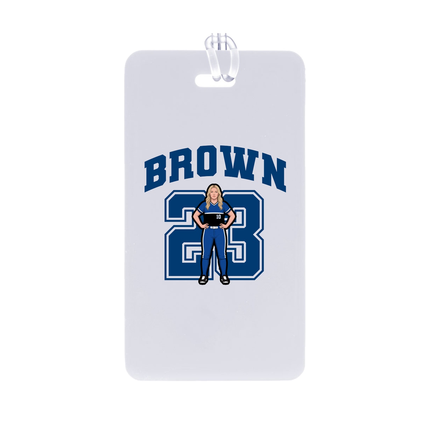 Bag Tag — Number in Classic