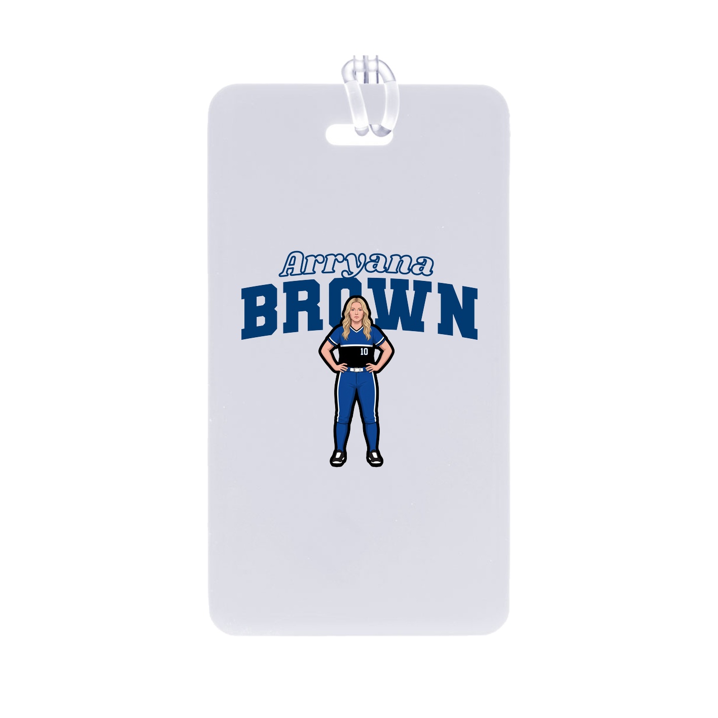 Bag Tag — Name Arch in Classic