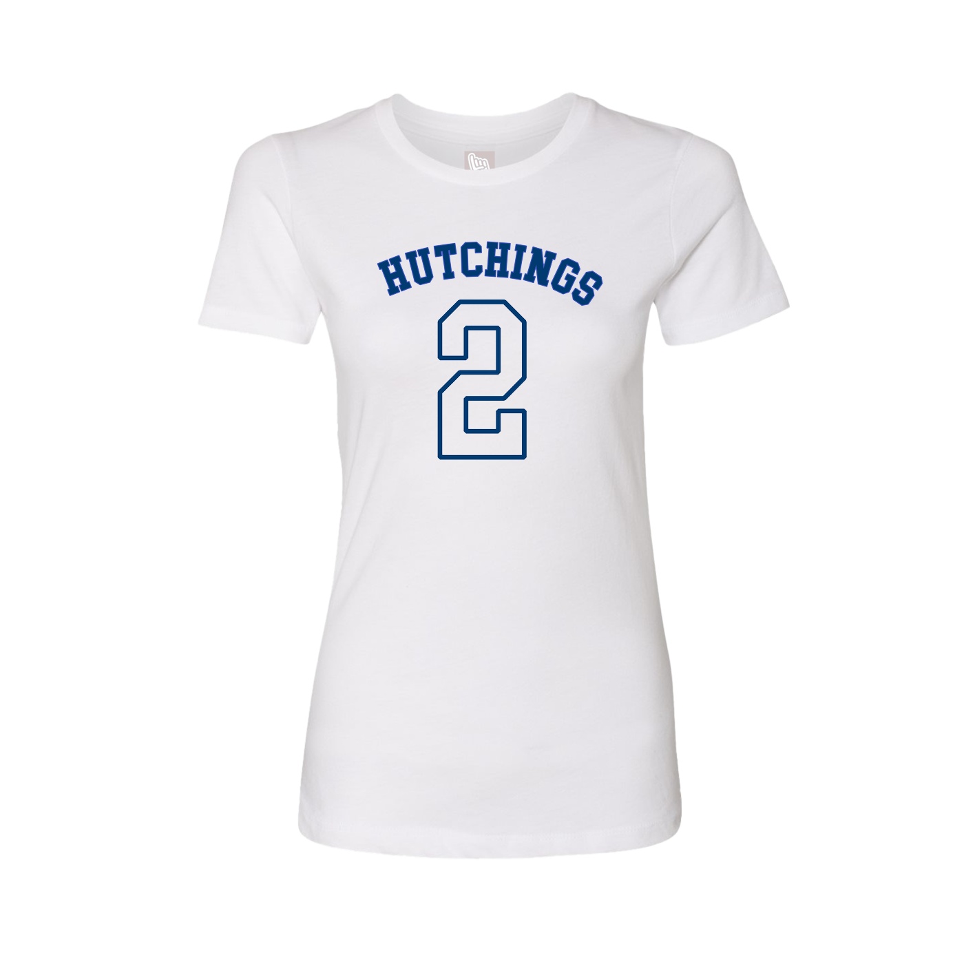 Fitted Women's Tee — Shirsey Arch in White