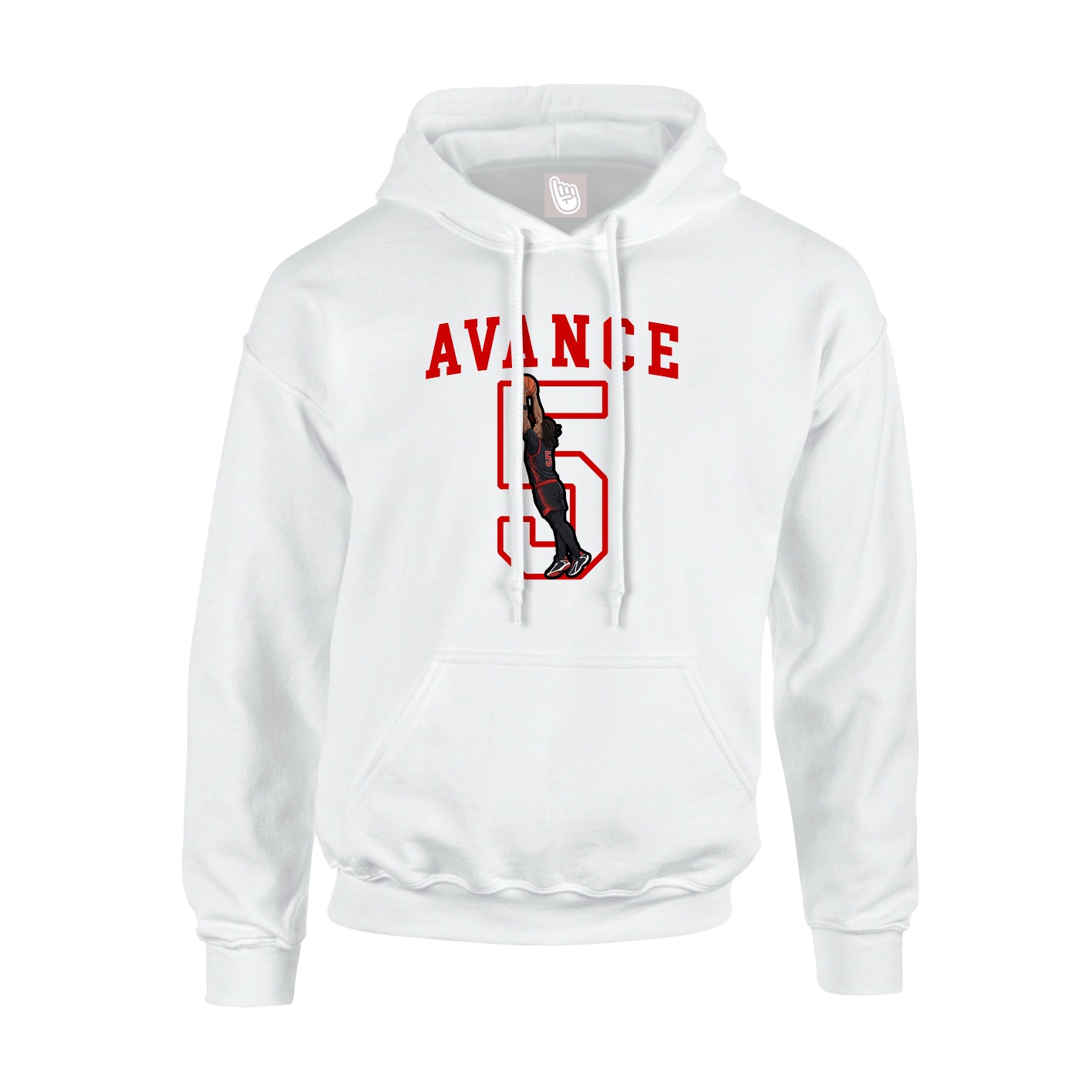 Hoodie — Shirsey in White