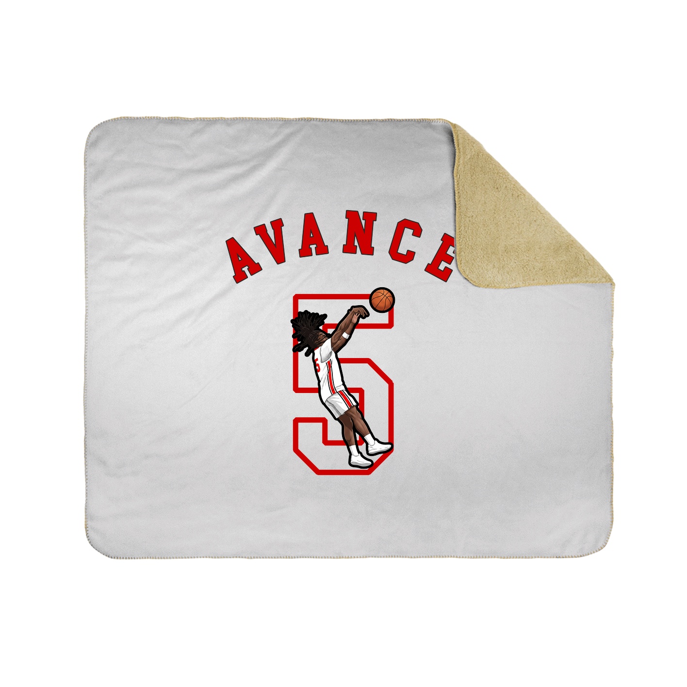 Throw Blanket — Shirsey Arch in White