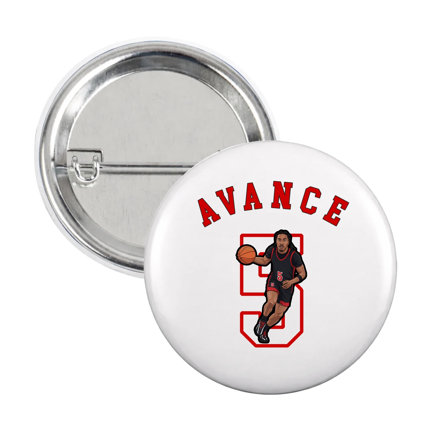 Game Day Button — Shirsey Arch in White