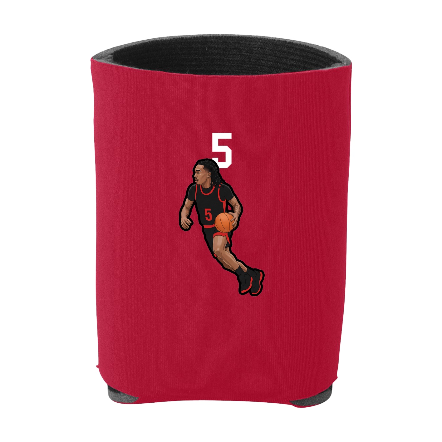Can Holder — Number Top in Red