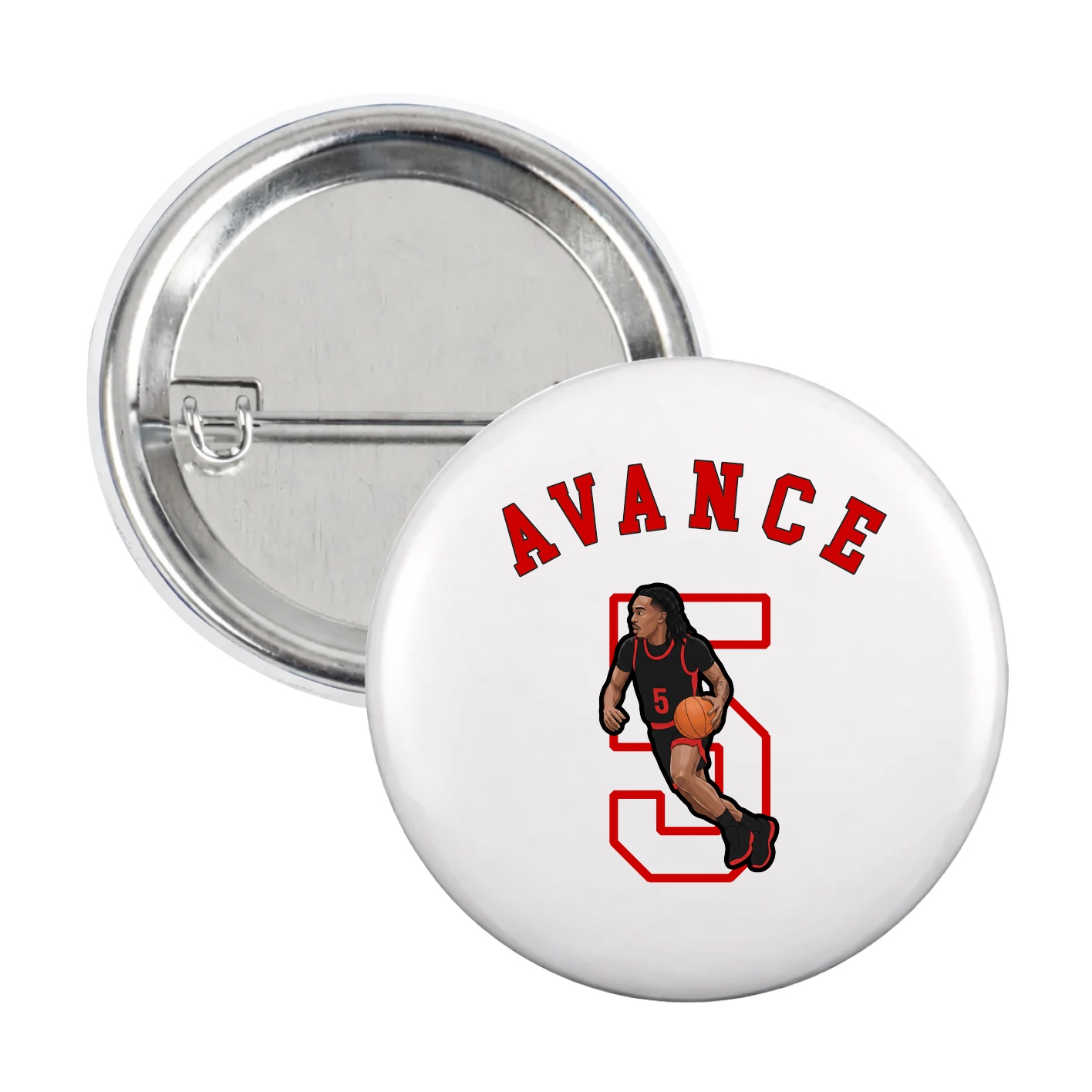 Game Day Button — Shirsey Arch in White