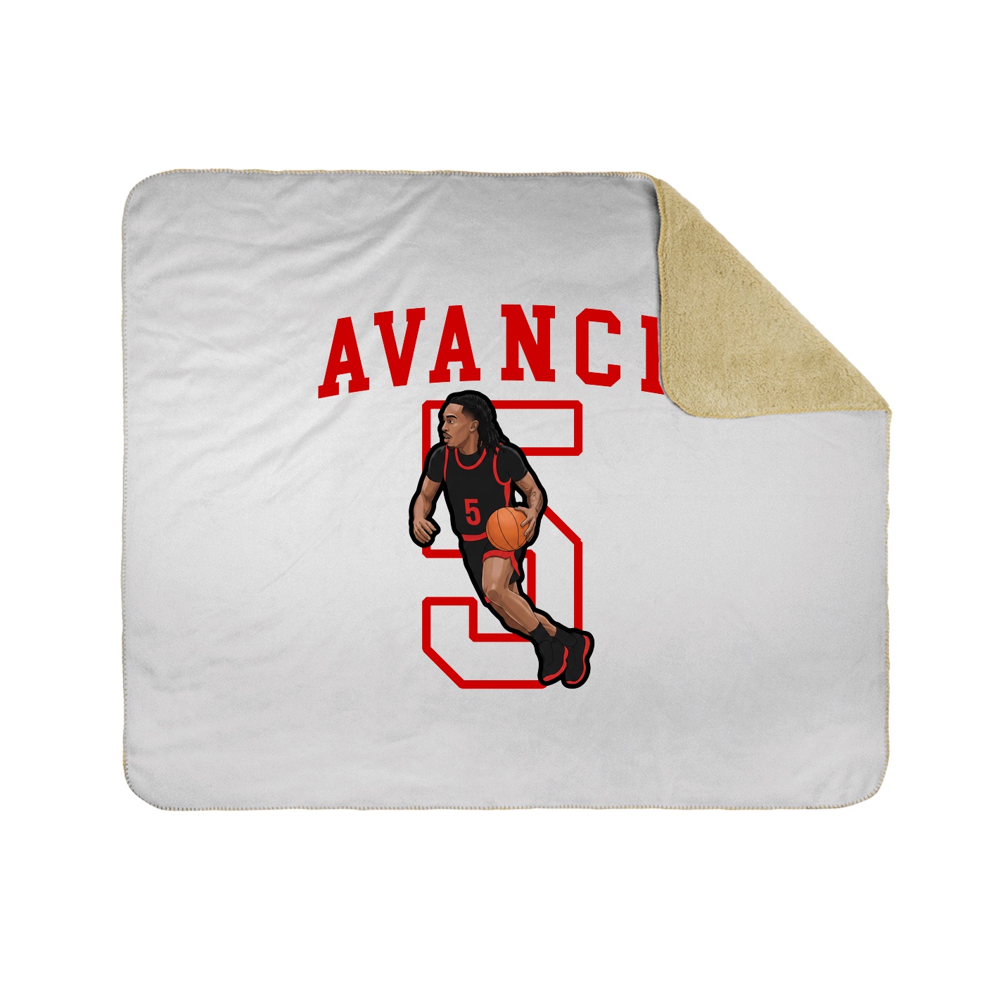 50x60 Sherpa Lined Throw Blanket