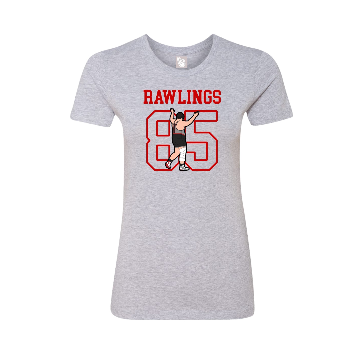 Fitted Women's Tee — Shirsey in Grey